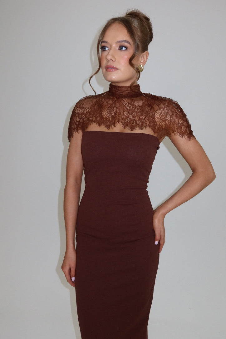 AMOUR brown maxi