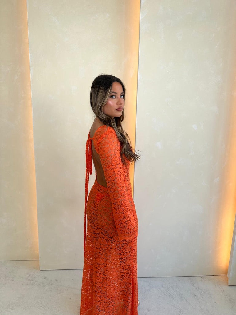 Oranga Lace Maxi Dress