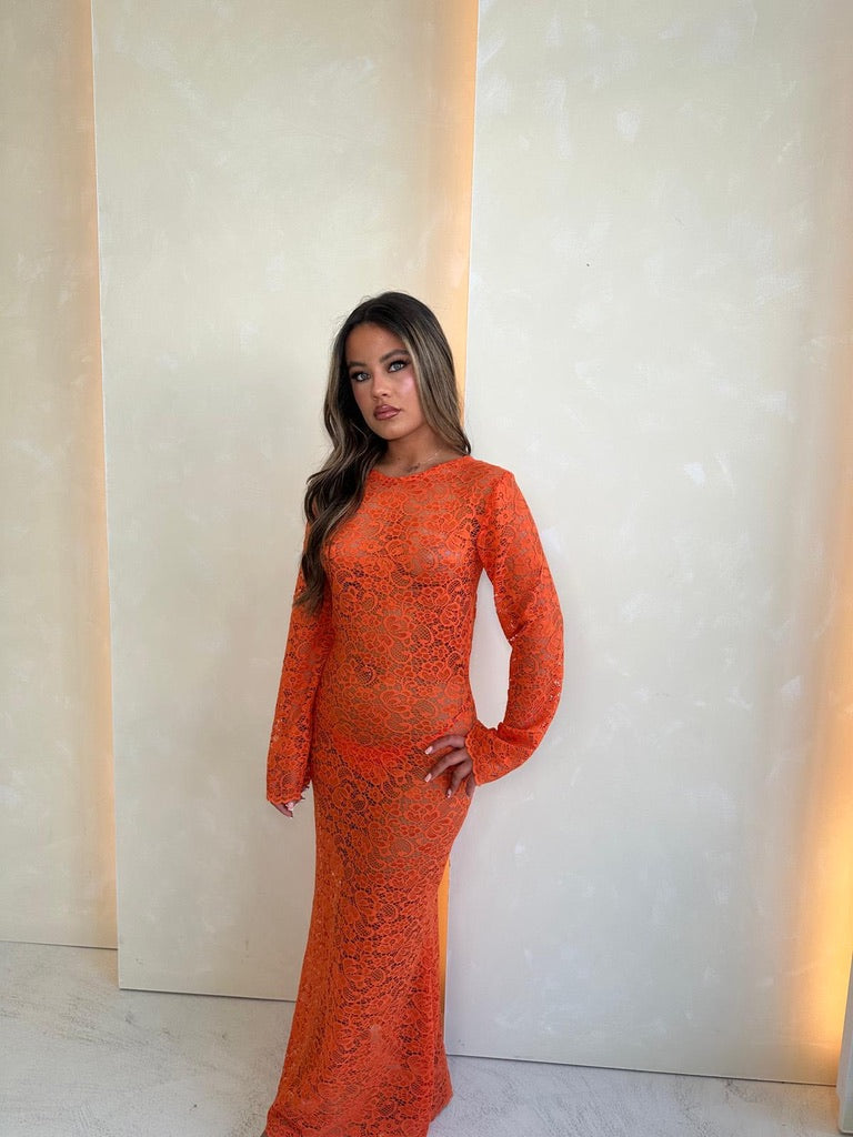 Oranga Lace Maxi Dress