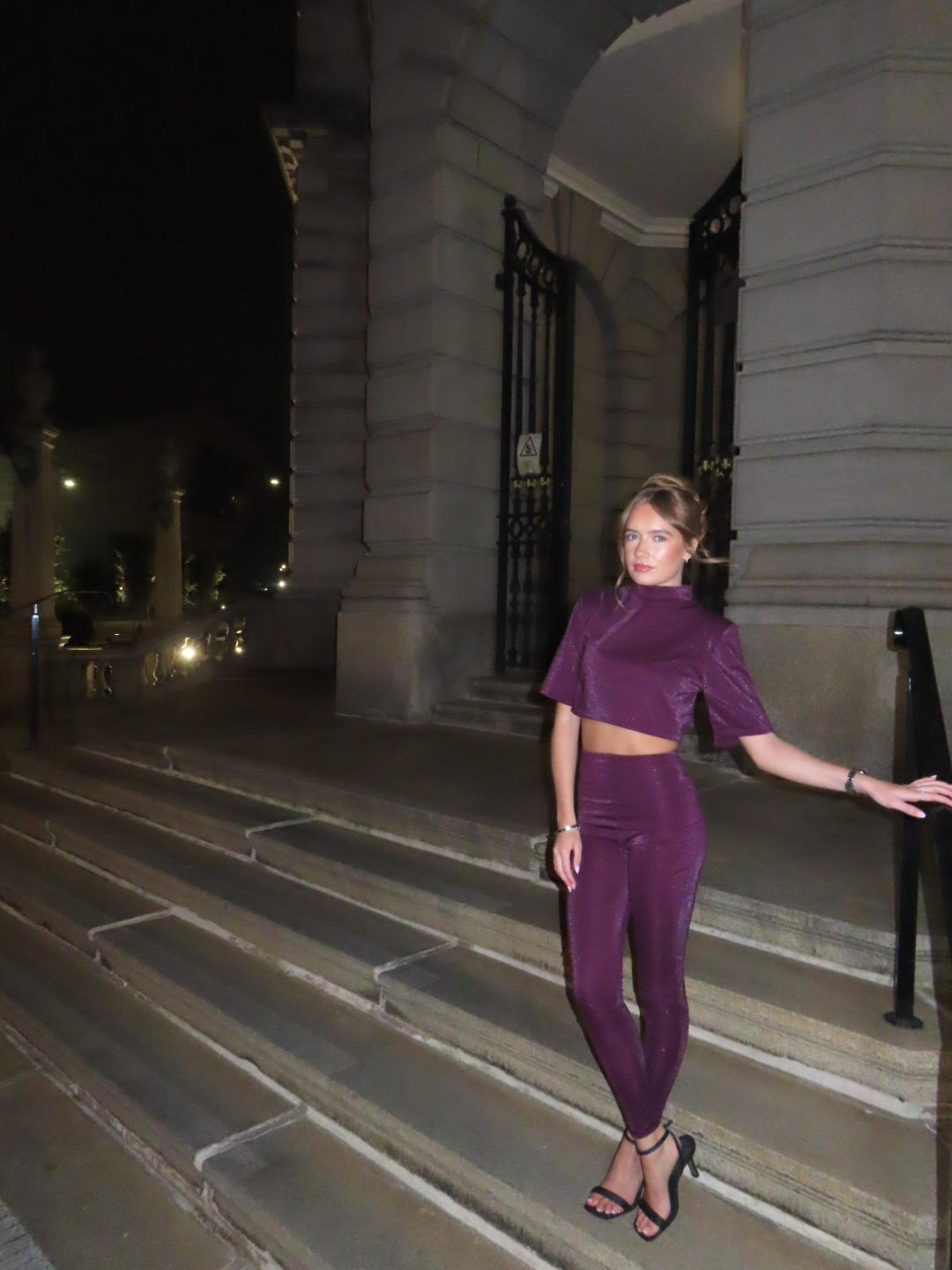 Leggings & Shoulder Padded Tee