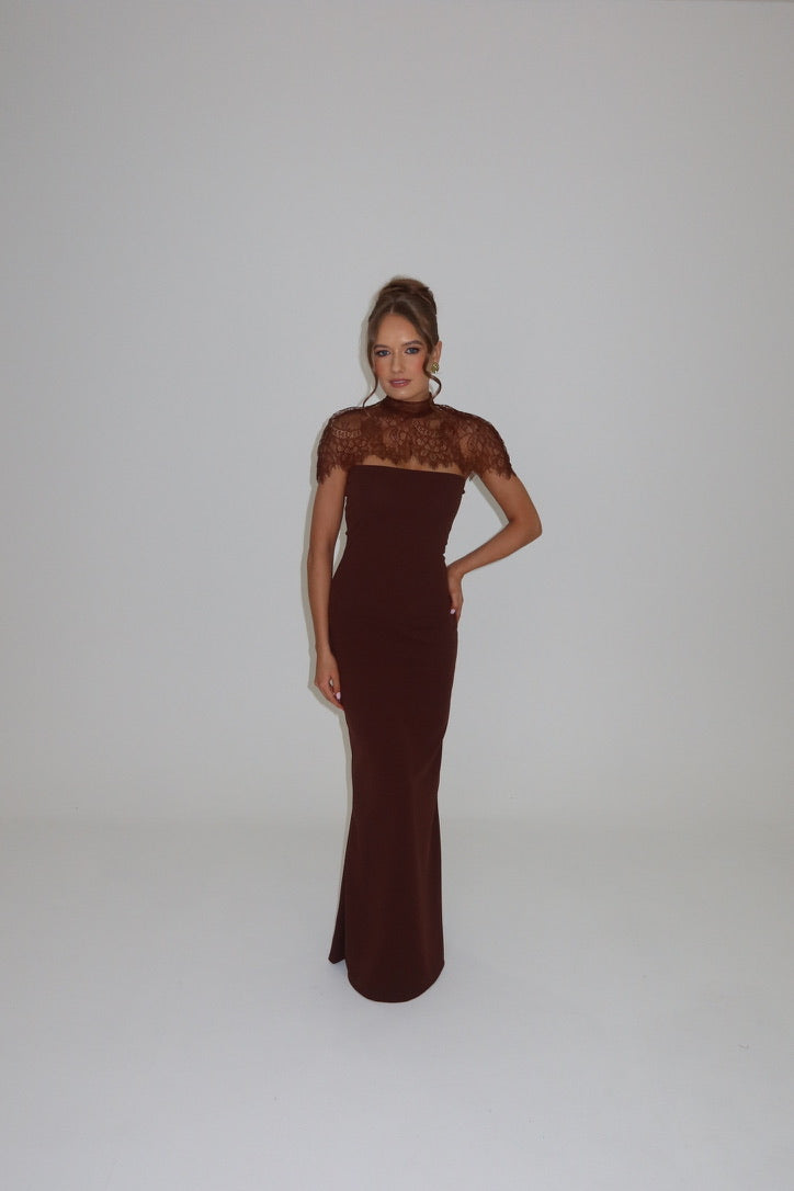 AMOUR brown maxi