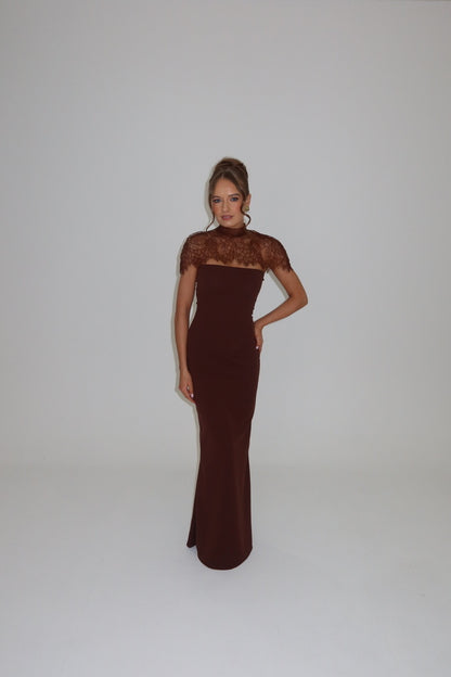 AMOUR brown maxi