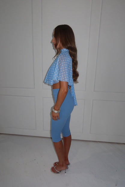 'POLKA Cape - blue
