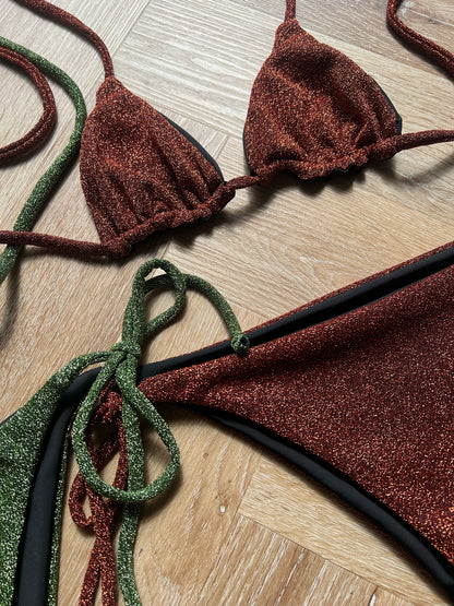 Glitter bikinis