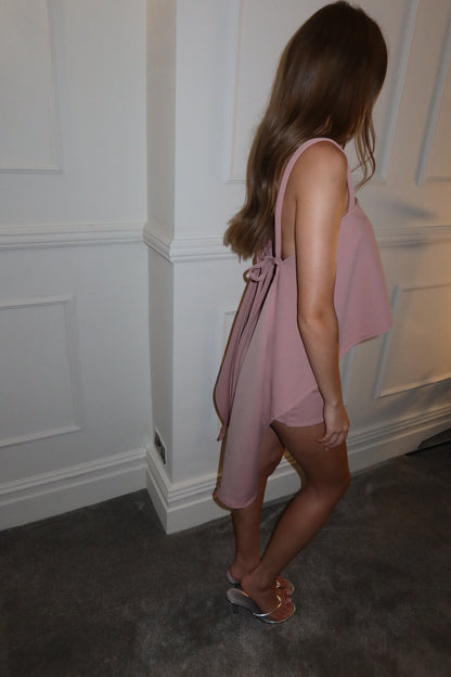Dusky pink drape co ord